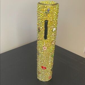 Decorative gold crystal rhinestone wine opener